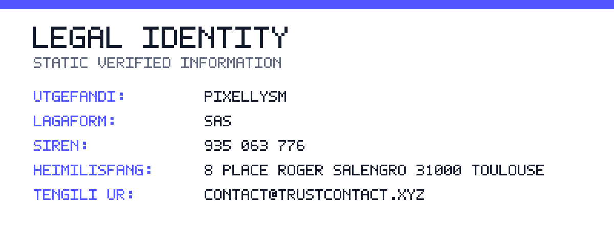 Company legal identity