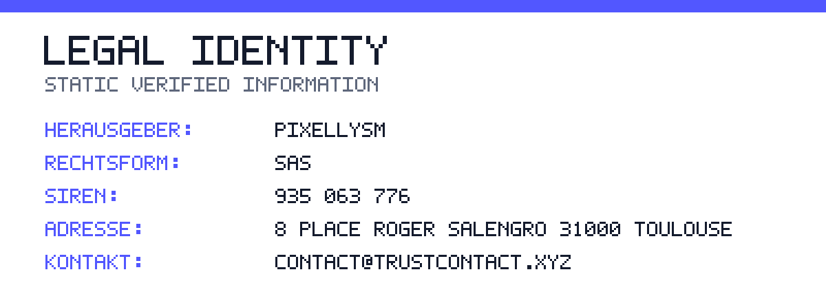 Company legal identity