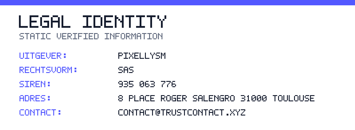 Company legal identity